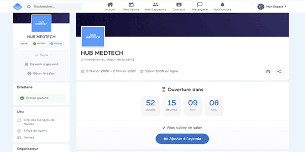 Une vitrine publique optimisée SEO, avant, pendant et après l’événement