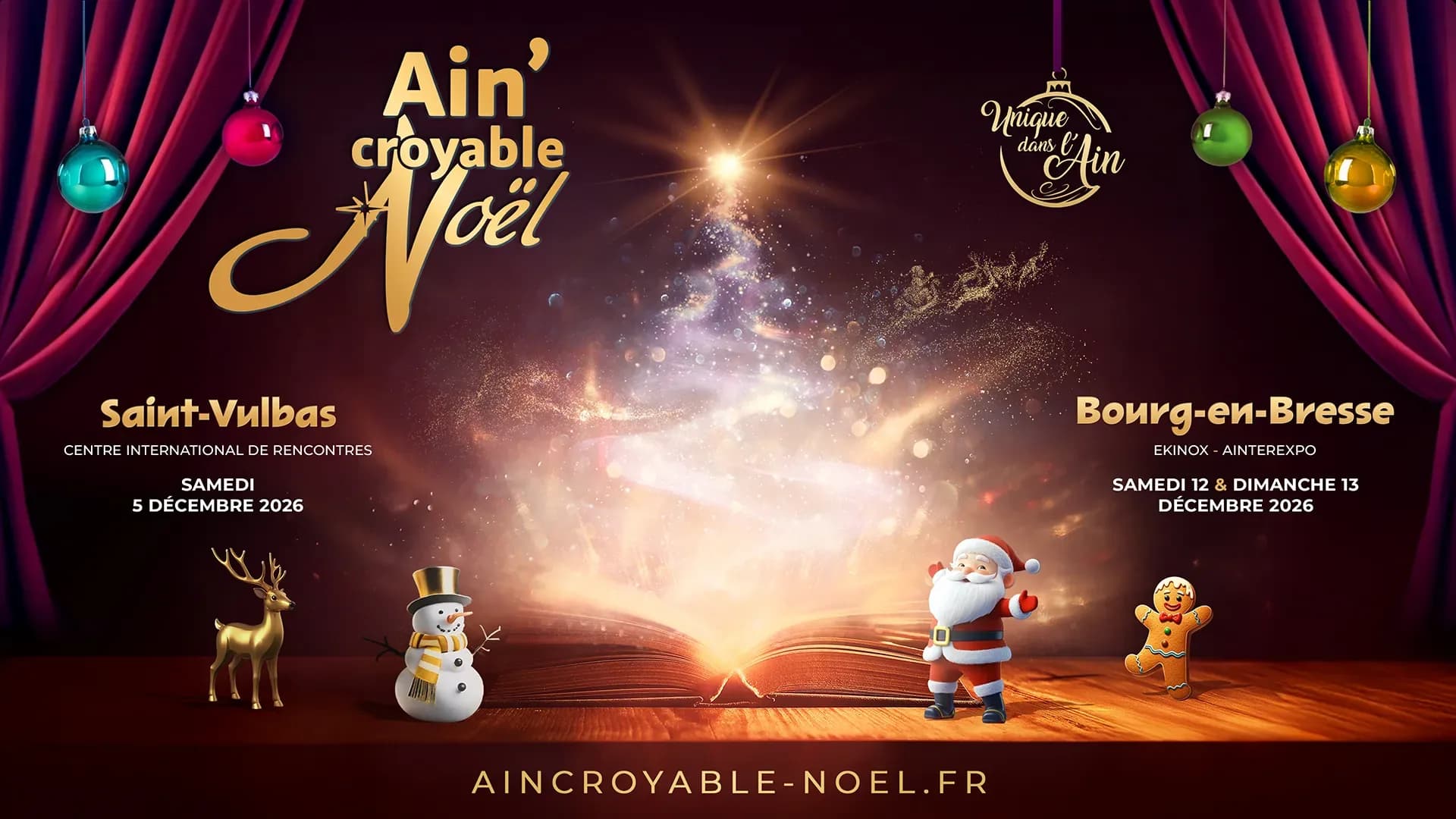 Bannière Ain’croyable Noël