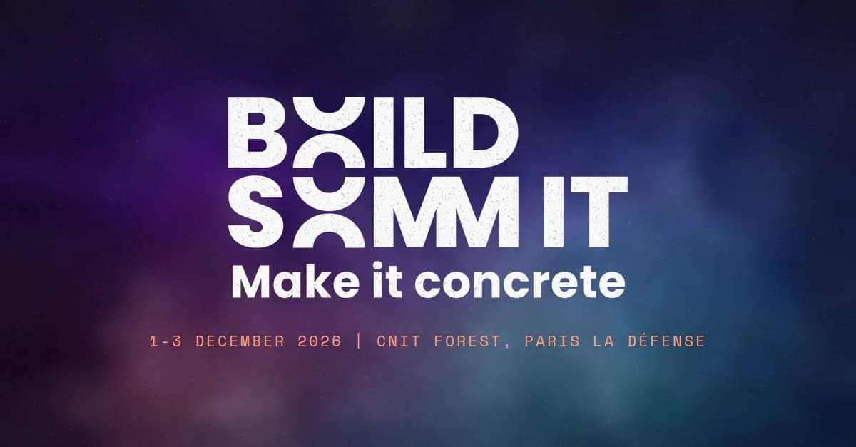 Bannière Build It Summit
