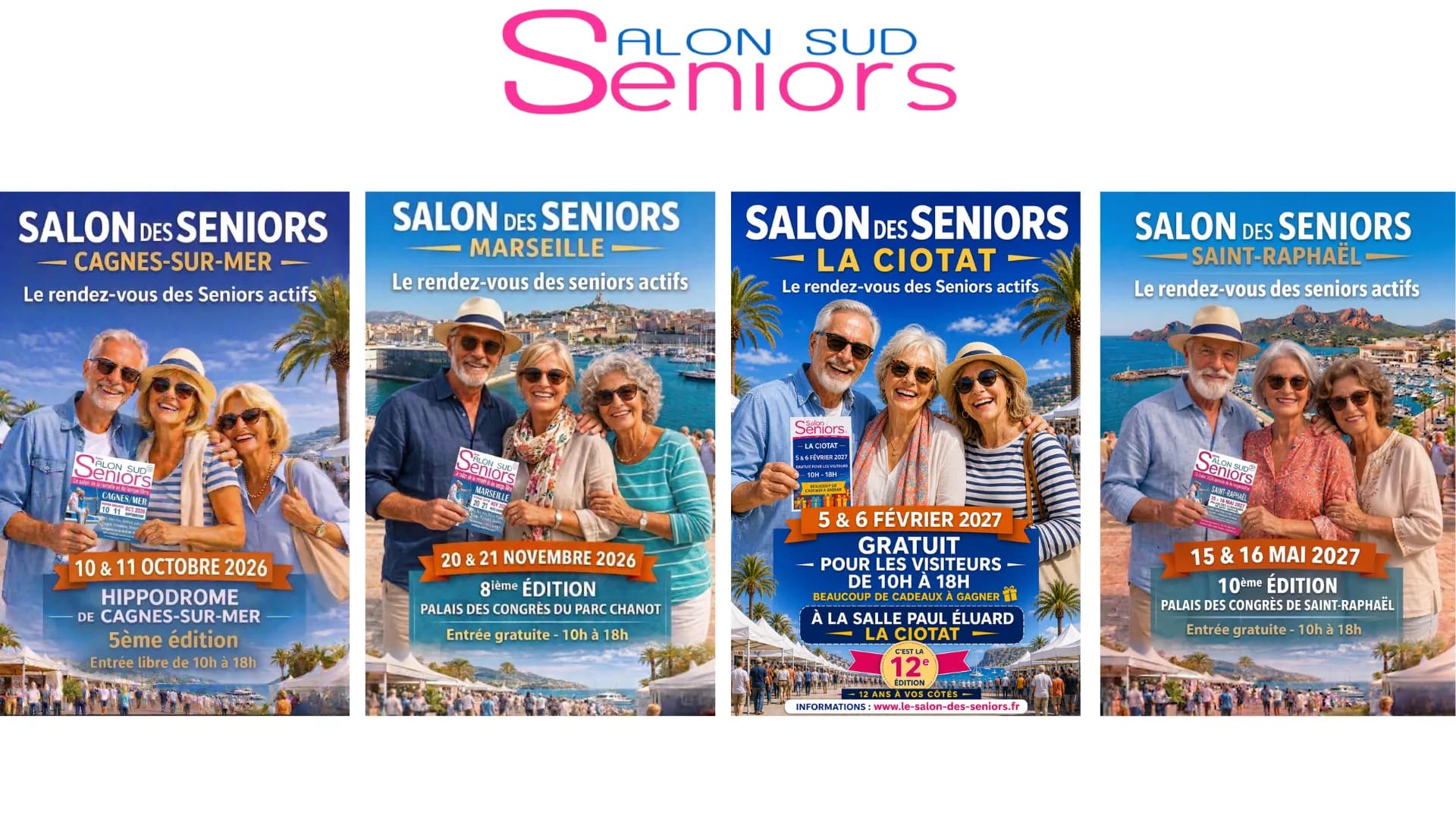 Bannière Salon Sud Seniors - Saint-Raphaël