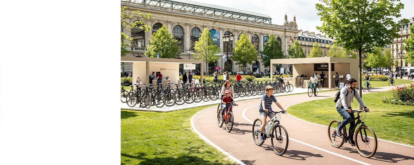 Bannière Vélo in Paris