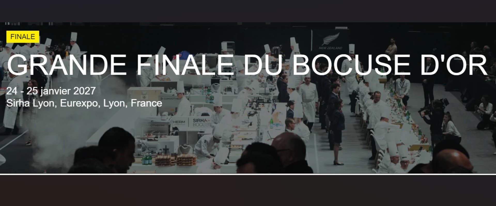 Bannière Bocuse d'Or