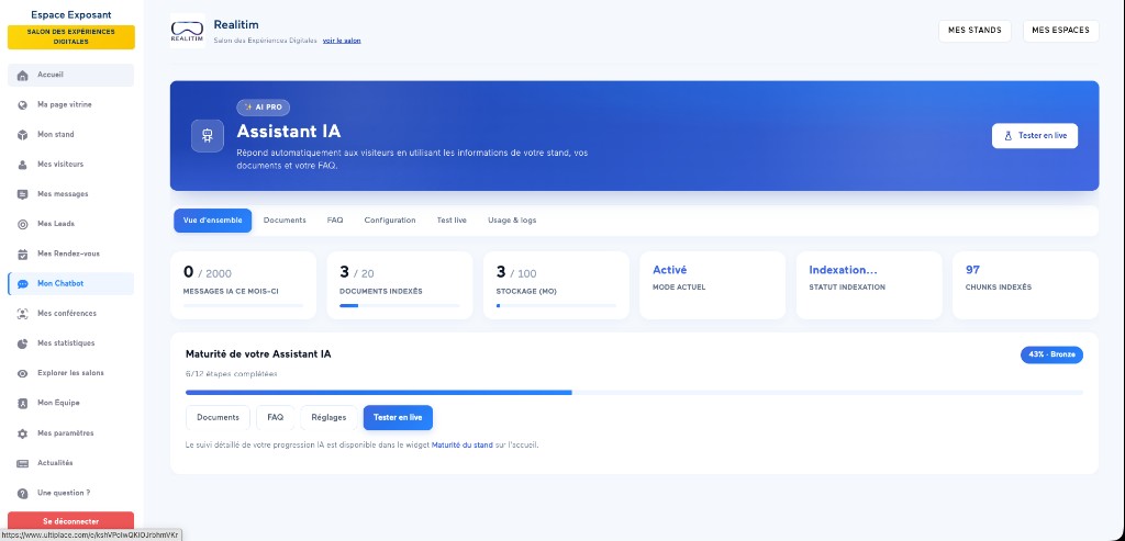 Configuration de l'Assistant IA